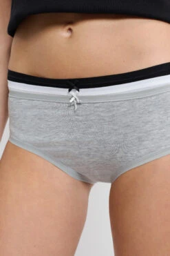 Damen Hüftpantys im 3er-Pack – Bequeme Baumwoll-Slips in Schwarz -Etam Verkäufe 644903590 c