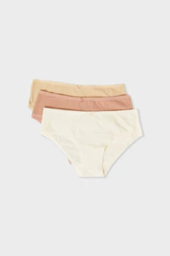 3er-Pack Damen Shortys aus Bio-Baumwolle in Rosa – Ultimativer Komfort -Etam Verkäufe 647117781 x