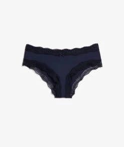 Eleganter Spitzen-Shorty in Blau – Zarte Mikrofaser-Unterwäsche für Damen -Etam Verkäufe 647464224 c