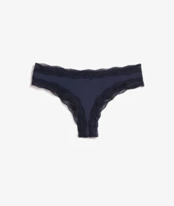 Damen Hipster Tanga aus Spitze in Blau - Elegante Mikrofaser Unterwäsche -Etam Verkäufe 647464324 c