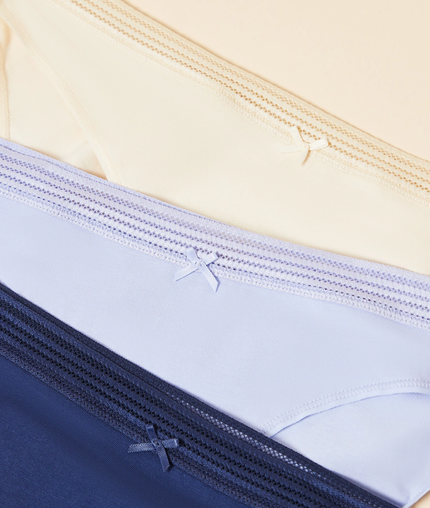 Bio-Baumwolle Pantys Damen 3er-Set – Marineblau 4 Bio-Baumwolle Pantys Damen 3er-Set – Marineblau – Bild 4