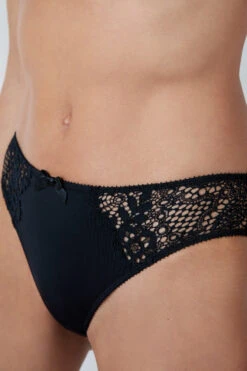 Damen Spitzen Hipster aus Mikrofaser - Eleganz & Komfort in Schwarz -Etam Verkäufe 650564705 c