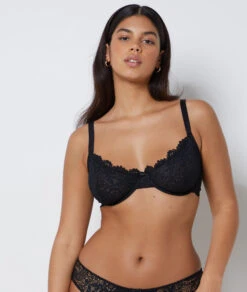 Körbchen-BH Aus Spitze SCHWARZ -Etam Verkäufe 650944605 b