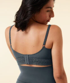 Leichte Schalen BH Ohne Bügel, Stillverschluss BLAU -Etam Verkäufe 651408222 c