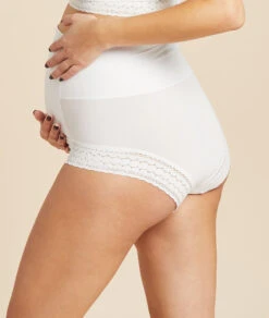 Umstands-Panty mit hoher Taille und flexiblem Bauchband - Ekrü -Etam Verkäufe 651413080 b
