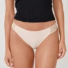 Elegante Mikrofaser Panty mit Spitze - Nachhaltig & Superweich