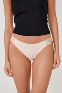 Elegante Mikrofaser Panty mit Spitze - Nachhaltig & Superweich