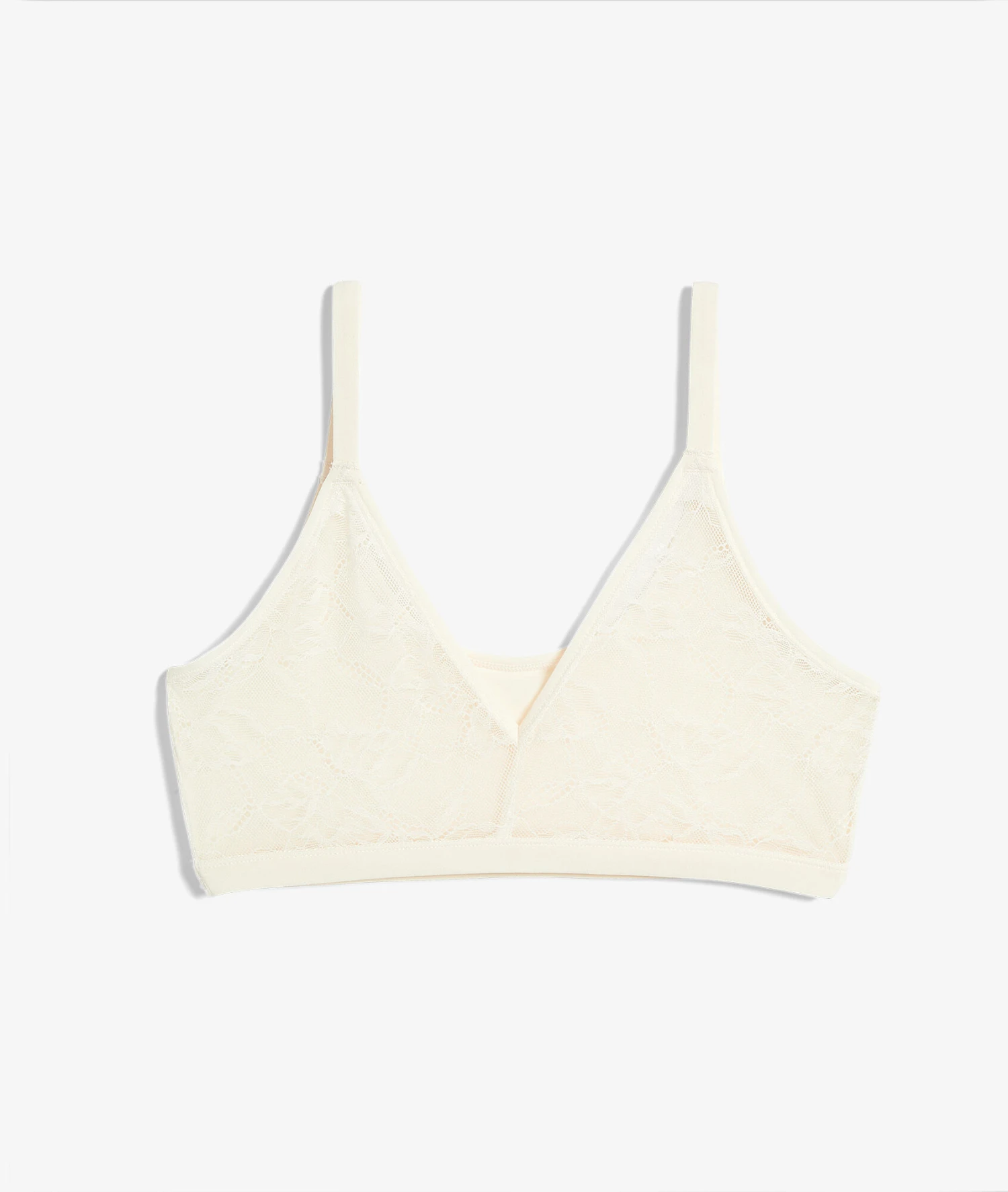 Wende-Bustier Spitze & Mikrofaser - Bequemer BH ohne Bügel in Ekru 5 Wende-Bustier Spitze & Mikrofaser - Bequemer BH ohne Bügel in Ekru – Bild 5