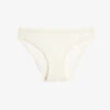 Elegante Spitzen Panty in Ecru mit Floralem Muster