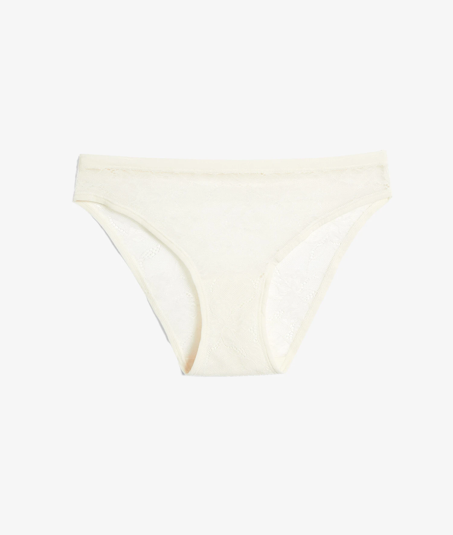 Elegante Spitzen Panty in Ecru mit Floralem Muster 1 Elegante Spitzen Panty in Ecru mit Floralem Muster