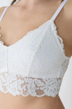 Post-Mastektomie-BH ohne Bügel - Eleganter Prothesen-BH aus Spitze in Ekrü -Etam Verkäufe 651905180 b