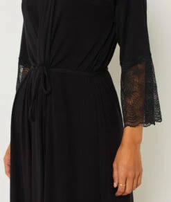 Negligé Mit Spitzendetails SCHWARZ 8 Negligé Mit Spitzendetails SCHWARZ -Etam Verkäufe 651977905 b