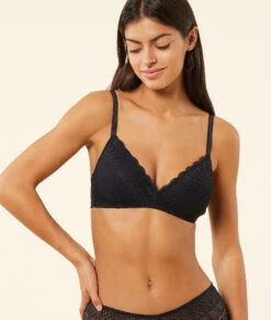 BH Mit Leichten Schalen Ohne Bügel SCHWARZ