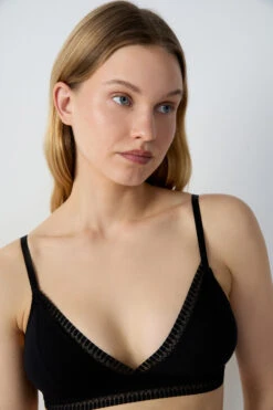 Triangel BH ohne Bügel mit herausnehmbaren Pads - Bequeme Bio-Baumwolle -Etam Verkäufe 652107105 b