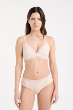 Bequemer Triangel BH ohne Bügel aus Bio-Baumwolle in Babyrosa 7 Bequemer Triangel BH ohne Bügel aus Bio-Baumwolle in Babyrosa -Etam Verkäufe 652107176 6