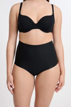 Formende Shapewear Panty mit hoher Taille - Extra flacher Bauch - Schwarz