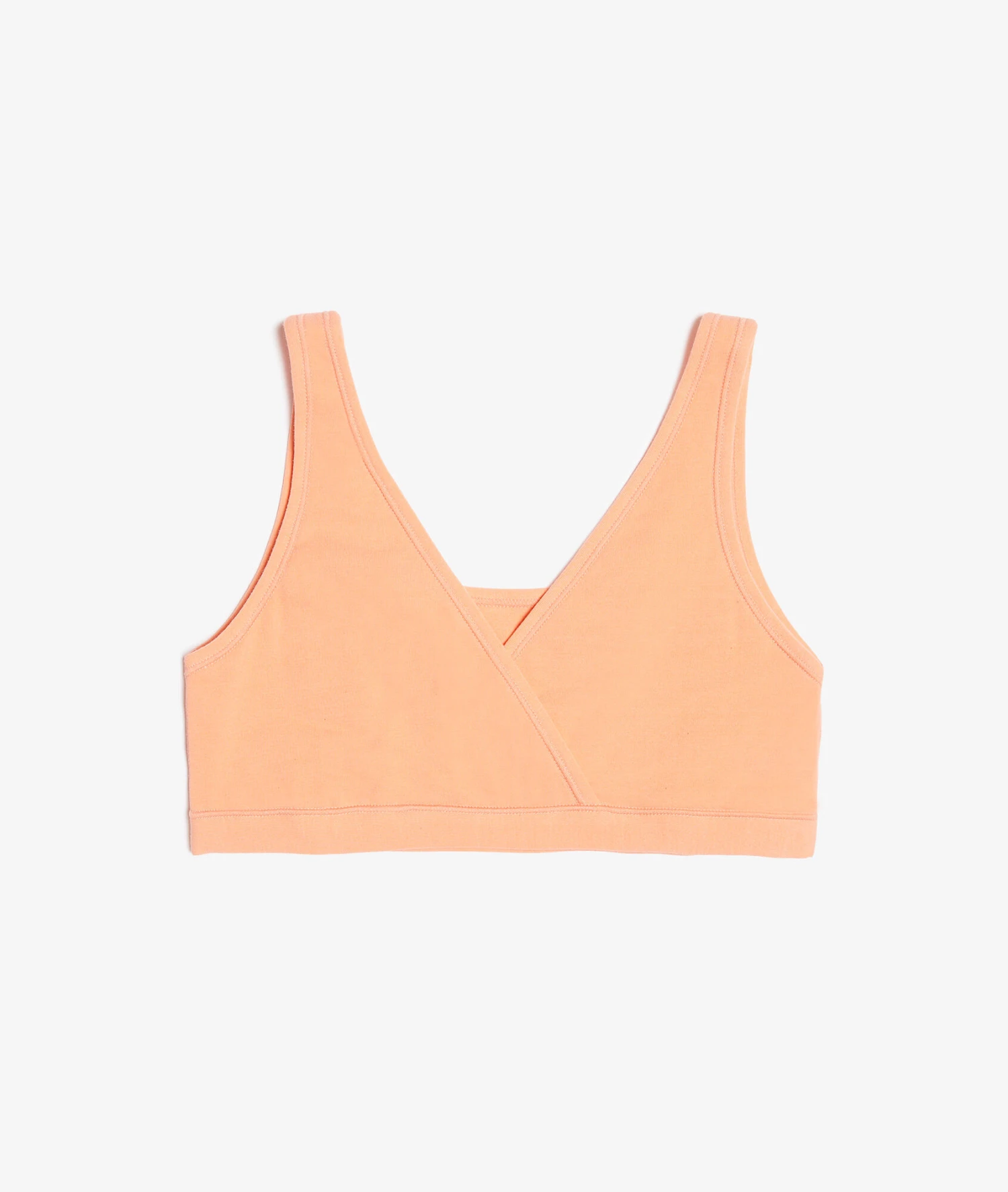 Wende-Bustier Aus Dehnbarer Bio-Baumwolle KORALLENROT 5 Wende-Bustier Aus Dehnbarer Bio-Baumwolle KORALLENROT – Bild 5