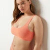 Wende-Bustier Aus Dehnbarer Bio-Baumwolle KORALLENROT -Etam Verkäufe 652451962 x