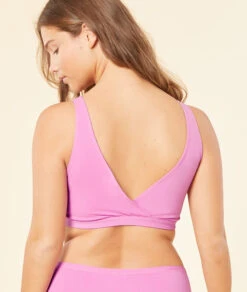 Reversibler Wende-BH aus Bio-Baumwolle - Weiches Bustier in Rosa -Etam Verkäufe 652451970 c