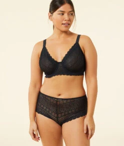 Edler Spitzen-BH mit Bügel - Unwattierter Bügel-BH in Schwarz -Etam Verkäufe 652472305 c