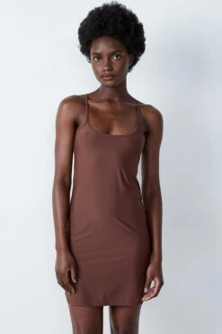 Negligé Unterkleid    BRAUN