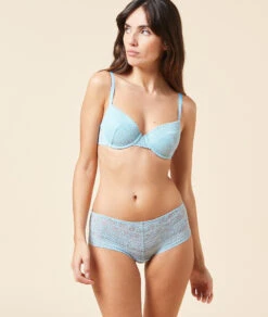 Eleganter Spitzen BH mit Leichten Schalen – Form Nr. 4 in Blaue Lagune -Etam Verkäufe 652482428 6
