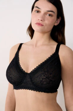 Minimizer Bügel BH ohne Schalen in Schwarz für maximalen Halt -Etam Verkäufe 652493205 c