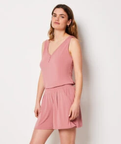 Elegante Pyjama-Shorts in Blush - Weiche Schlafshorts für Damen -Etam Verkäufe 652547294 b