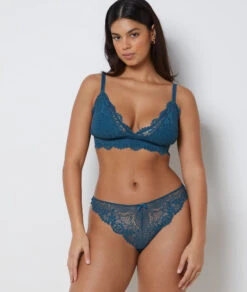 Bequemer Triangel BH ohne Bügel in Petrolblau – Nachhaltig & Sanft -Etam Verkäufe 652749348 b