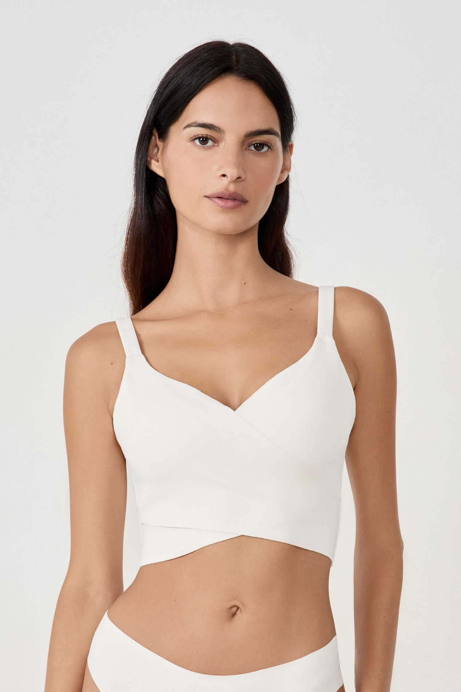Bustier Mit No-Bra-Effekt EKRÜ 1 Bustier Mit No-Bra-Effekt EKRÜ