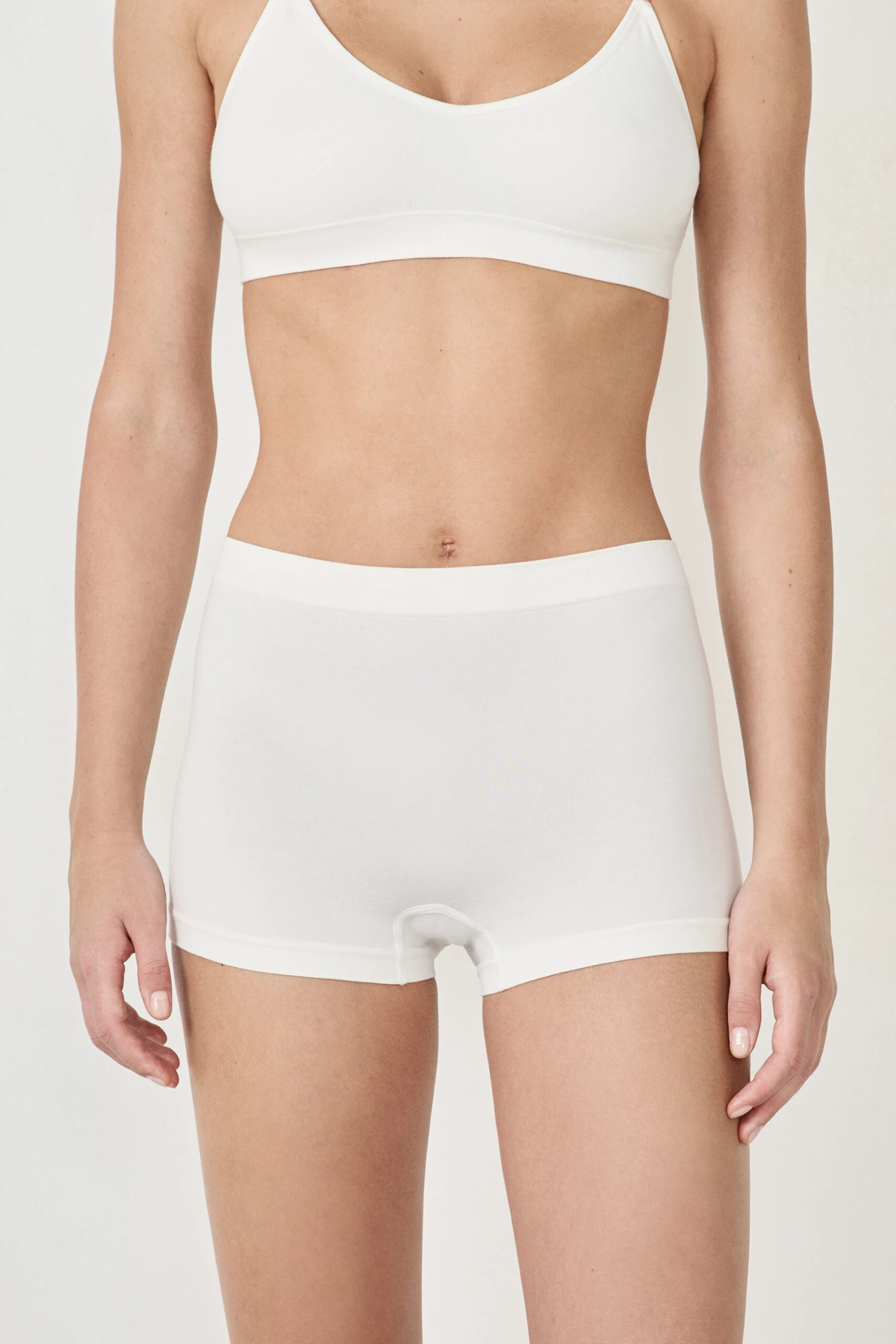 Ultraweiches Baumwolle Boyleg Shorty - Nahtloser Komfort in Ekrü 1 Ultraweiches Baumwolle Boyleg Shorty - Nahtloser Komfort in Ekrü