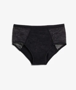 Etam Menstruations-Panty Schwarz - Auslaufsicheres Periodenhöschen mit Spitze -Etam Verkäufe 652889405 c