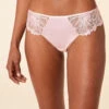 Floral Embroidered Tulle Hipster Panty with Silky Shimmer Finish -Etam Verkäufe 653010594 c