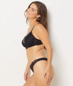 BH N.5 - Die Leicht Gefütterten Schalen Mit Tiefem Ausschnitt SCHWARZ 8 BH N.5 - Die Leicht Gefütterten Schalen Mit Tiefem Ausschnitt SCHWARZ -Etam Verkäufe 653094605 b