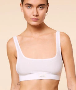 Weit Ausgeschnittenes Bustier Ohne Bügel WEISS