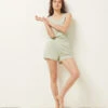 Bequeme grüne Pyjama-Shorts im Boyfriend-Stil aus Bio-Baumwolle 11 Bequeme grüne Pyjama-Shorts im Boyfriend-Stil aus Bio-Baumwolle -Etam Verkäufe 653138446 x