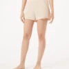 Bequeme Pyjama-Shorts Beige für Damen mit Stretch & Taschen -Etam Verkäufe 653138483 x