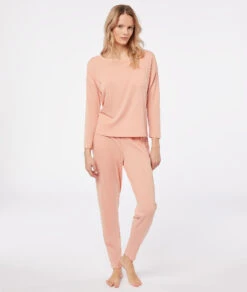 Bequeme Pyjamahose aus Bio-Baumwolle in leuchtendem Orange -Etam Verkäufe 653138563 6