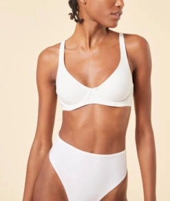 Baumwoll BH mit Bügel ohne Schalen aus Premium Supima – Ekru -Etam Verkäufe 653140780 c