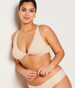 BH N.7 - Eleganter Triangel-Balconnette BH mit Bügel in Creme -Etam Verkäufe 653181881 b