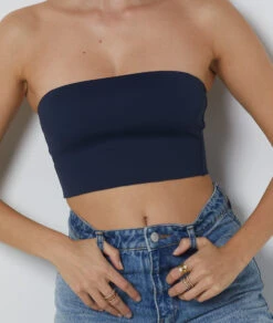 Bandeau Mit No-Bra-Effekt MARINEBLAU 8 Bandeau Mit No-Bra-Effekt MARINEBLAU -Etam Verkäufe 653414525 b