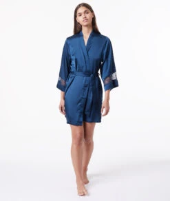 Negligé Mit Spitzendetails MARINEBLAU -Etam Verkäufe 653507925 6