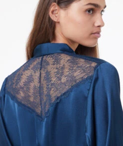 Negligé Mit Spitzendetails MARINEBLAU -Etam Verkäufe 653507925 b