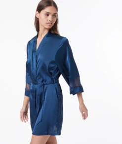 Negligé Mit Spitzendetails MARINEBLAU -Etam Verkäufe 653507925 c