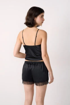 Pyjama-Shorts Mit Spitzendetails SCHWARZ 7 Pyjama-Shorts Mit Spitzendetails SCHWARZ -Etam Verkäufe 653508305 6