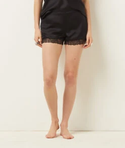 Pyjama-Shorts Mit Spitzendetails SCHWARZ 9 Pyjama-Shorts Mit Spitzendetails SCHWARZ -Etam Verkäufe 653508305 c