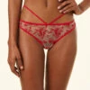 Eleganter Roter Tanga mit Floraler Stickerei und Tüll-Details 9 Eleganter Roter Tanga mit Floraler Stickerei und Tüll-Details -Etam Verkäufe 653518473 x