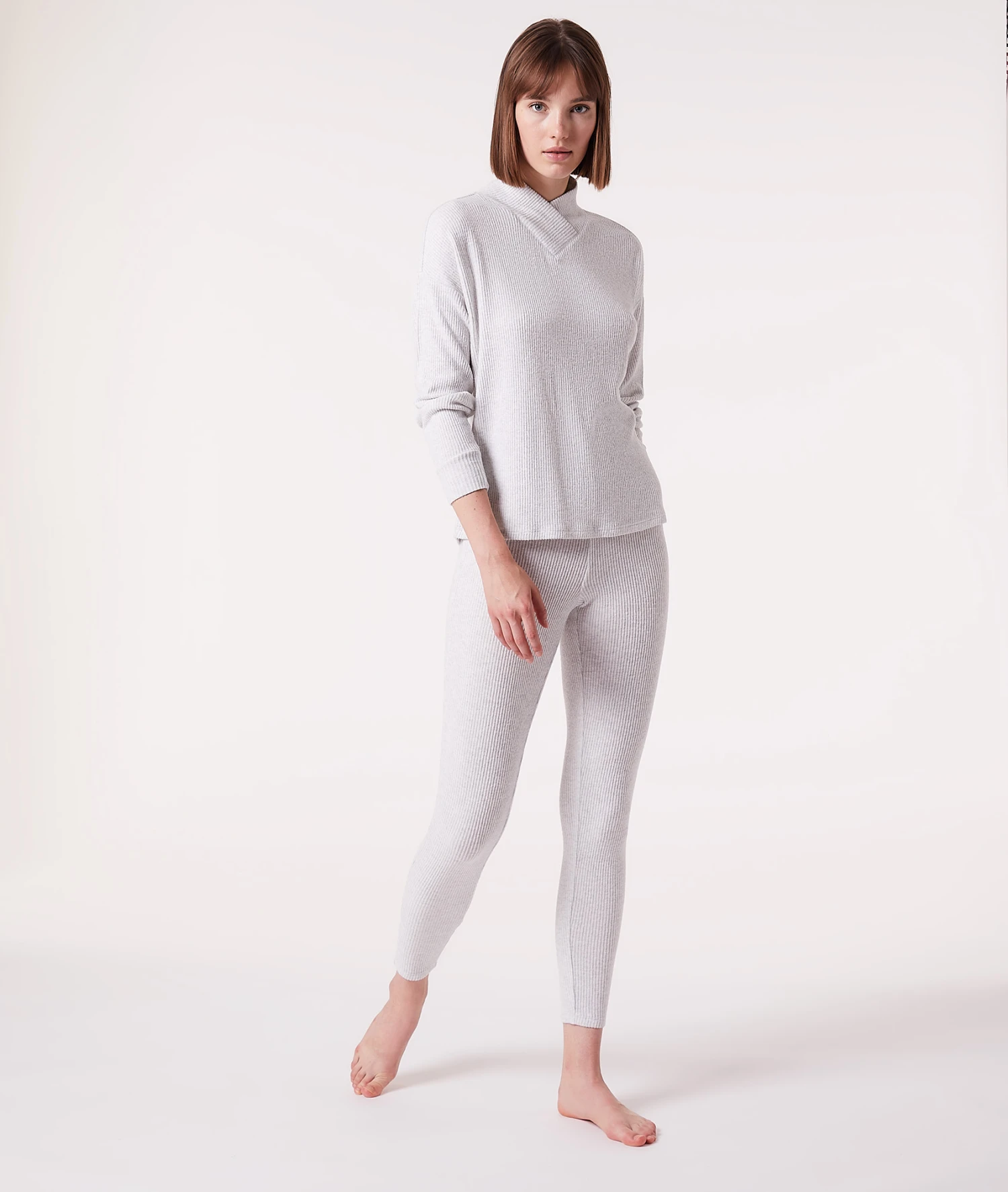 Weiche Pyjamahose in Grau – Nachhaltiger Schlafkomfort für Damen 5 Weiche Pyjamahose in Grau – Nachhaltiger Schlafkomfort für Damen – Bild 5