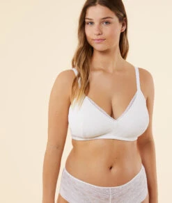 Eleganter Triangel-Spitzen-BH ohne Bügel – Bequemer Halt in Ekru 8 Eleganter Triangel-Spitzen-BH ohne Bügel – Bequemer Halt in Ekru -Etam Verkäufe 653567380 b