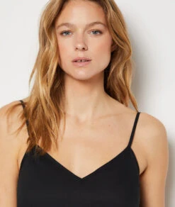 Unterkleid 100 % Bio-Baumwolle SCHWARZ 8 Unterkleid 100 % Bio-Baumwolle SCHWARZ -Etam Verkäufe 653568805 b